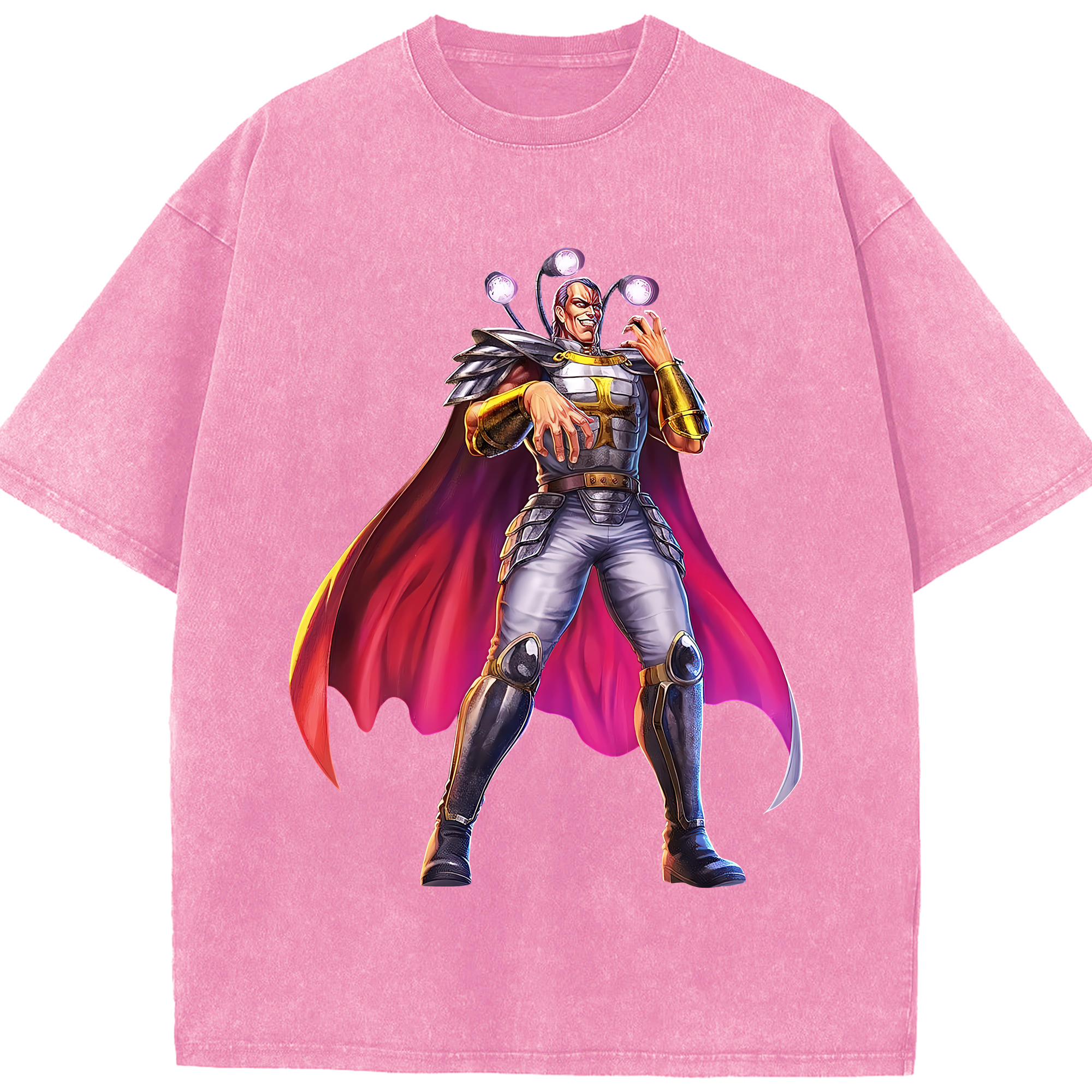 （画像用） 北斗の拳 Fist of the North Star 綿100% ヴィンテージ風 半袖Tシャツ（フロントプリント）